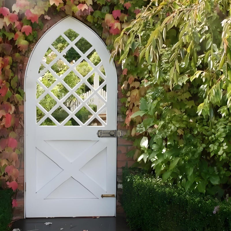 Geesatis Bronze Slide Door Bolt Gate Security Lock Latch Antique Sliding Door Window Latch, with Mounting Screws, Length 5 inch - Image 3